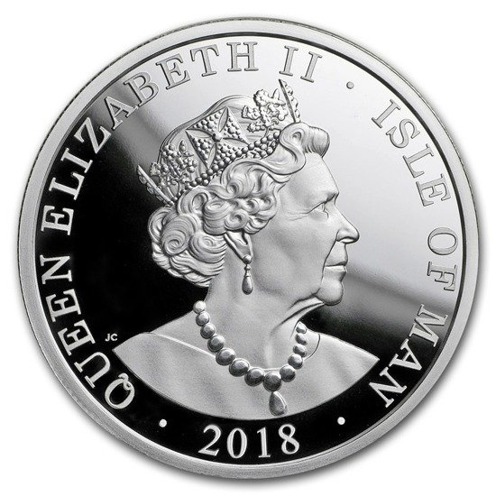 Isle of Man: Noble 1 oz Silbermünze 2018