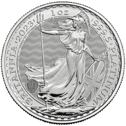 Britannia – král Charles III 1 unce platiny 2023