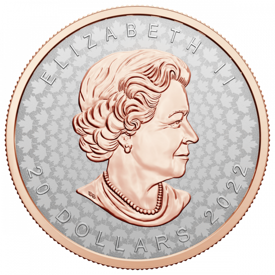 Hoja de Arce Super Incuse 1 oz Plata 2022 Proof