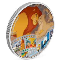 Niue: Disney Cinema Masterpieces - The Lion King colored 3 oz Silver 2022 Proof