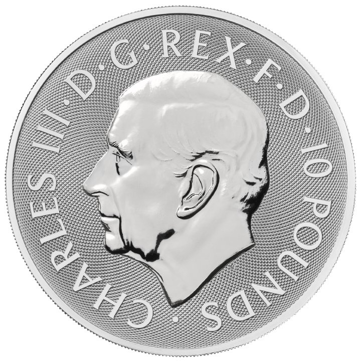 The Royal Tudor Beasts: The Greyhound of Richmond 10 uncji Srebra 2025