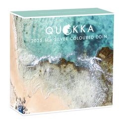 Quokka coloré 1 once d'argent 2025 Proof