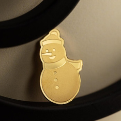 Palau: Snowman 0,5 grama Złota Silk Coin