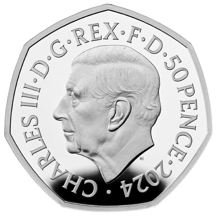 Jégkorszak óriásai – szőrös orrszarvú 50p ezüst 2024 Proof