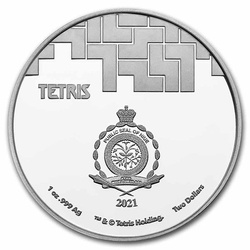 Niue: Tetris 1 oz Plata 2021