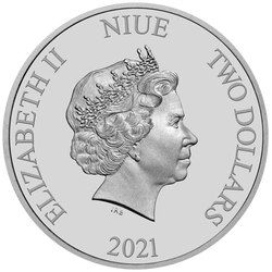 Niue: Pirates of the Caribbean - The Black Pearl 1 oz Silver 2021