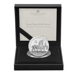 Royal Mint Lunar: A ló éve 1 uncia ezüst 2026 Proof
