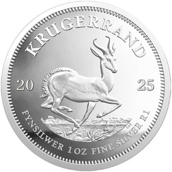 Krugerrand 1 once d'argent 2025 Proof