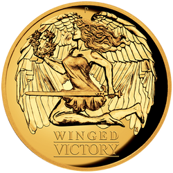 Winged Victory 1 oz Gold 2021 Proof High Relief