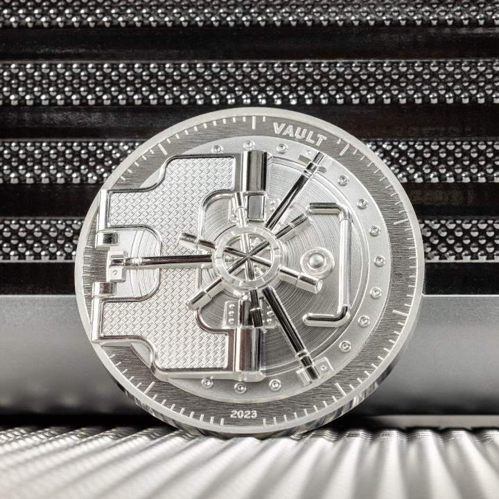 Cook Islands: Vault 3 oz Silber 2023 Proof Ultra High Relief