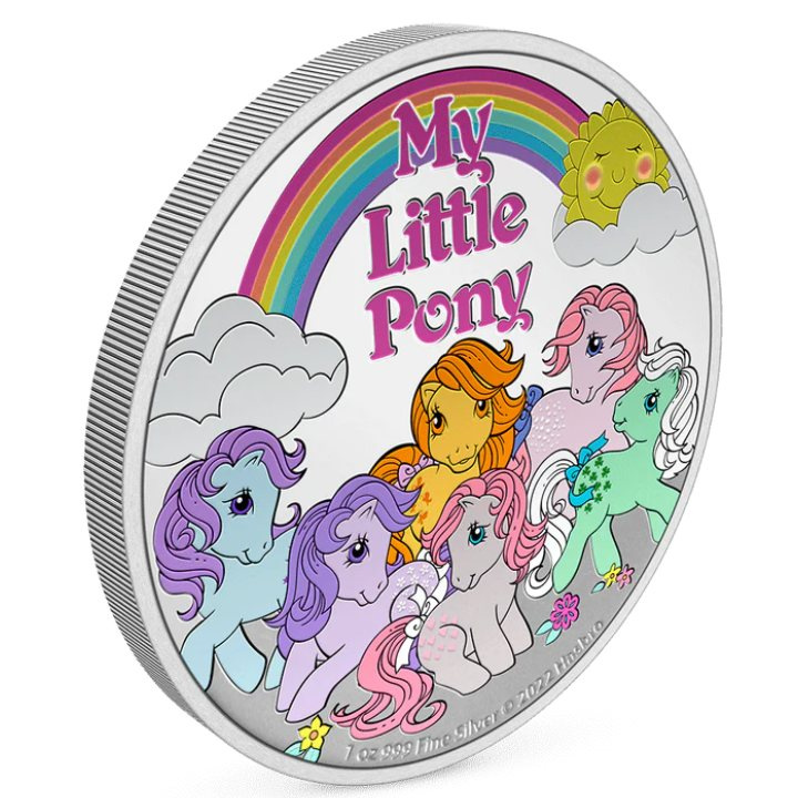 Niue: My Little Pony barevná 1 unce stříbra 2022 Proof