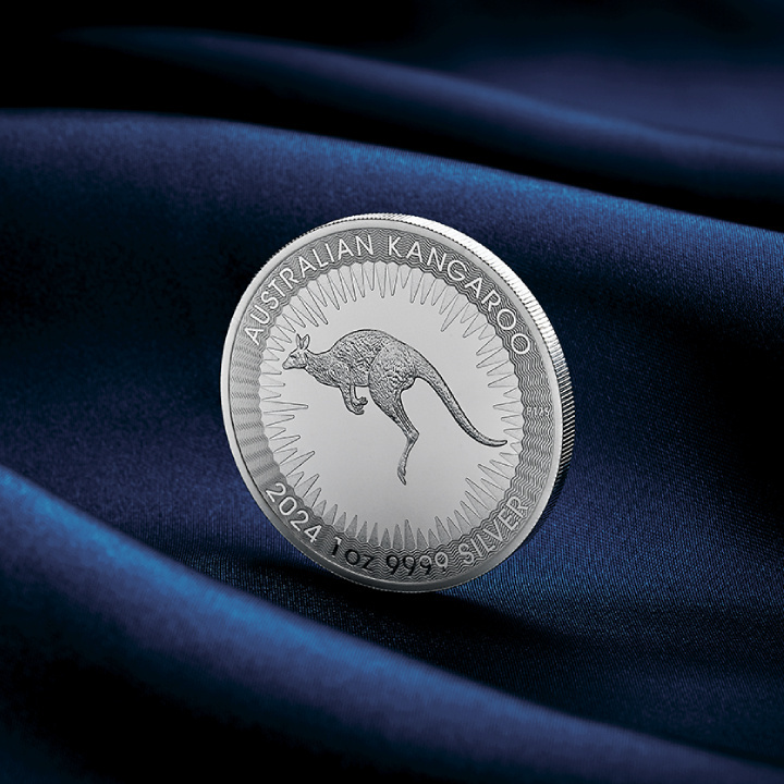 Australian Kangaroo 1 oz Silver 2024 Proof (King Charles III Observe First Issue)
