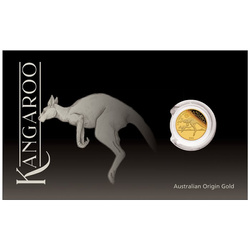 Goldmünze Perth Mint: Australisches Känguru 0,5g Gold 2026 Proof