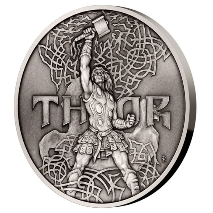 Niue: Universal Gods - Thor 5 oz Silber 2022