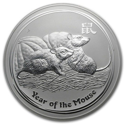 Lunar II: Año del Ratón 1000 gramos Plata 2008
