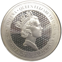 St Helena: Rose Crown Guinea 1 oz Silber 2019 Coin