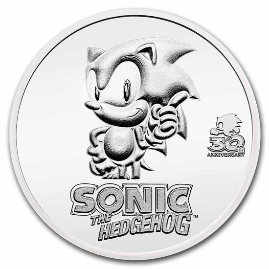 Niue: Sonic The Hedgehog 1 oz Plata 2021