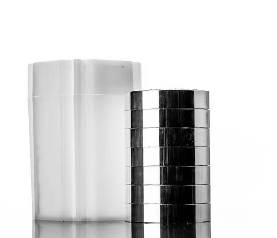 Scottsdale Mint Lion Stacker 100 grammi d'argento rotondo