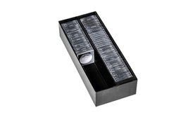 Leuchtturm - Cutie de arhivare LOGIK pentru monede și capsule QUADRUM