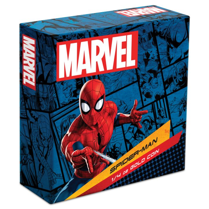 Niue: Marvel - Spider-Man 1/4 uncji Złota 2023 Proof