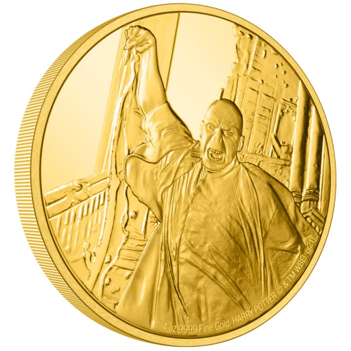 Niue : Harry Potter Classic - Lord Voldemort 1/4 once d'or 2021 Proof