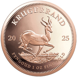 6-Coin set Krugerrand Gold 2025 Proof