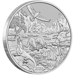 Platynowa Moneta Perth Mint: The Outback 1 uncja Platyny 2026
