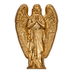 Îles Cook : Angel of Mercy plaqué or 3 onces d'argent 2023 Silk Ultra High Relief