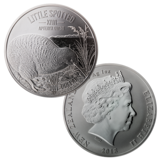 Kiwi 1 oz Silber 2018 Specimen