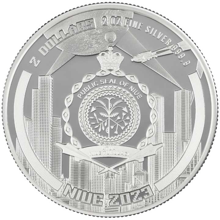 Niue: The Punk Universe - Cyberpunk 2 oz Silver 2023 Coin