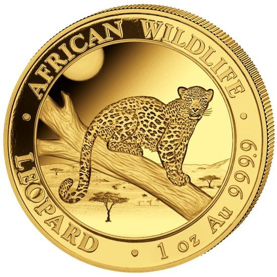 African Wildlife: Leopard 1 oz Gold 2021