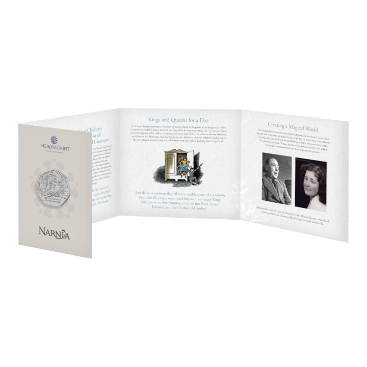 The Lion, the Witch and the Wardrobe 50p Cupro-nickel 2023