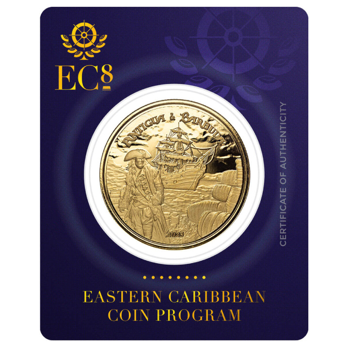 Antigua-et-Barbuda : Rum Runner 1 once d'or 2023 Proof