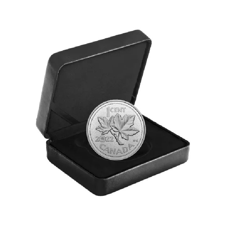Kanada: Az utolsó penny 10. évfordulója 5 uncia ezüst 2022 Proof