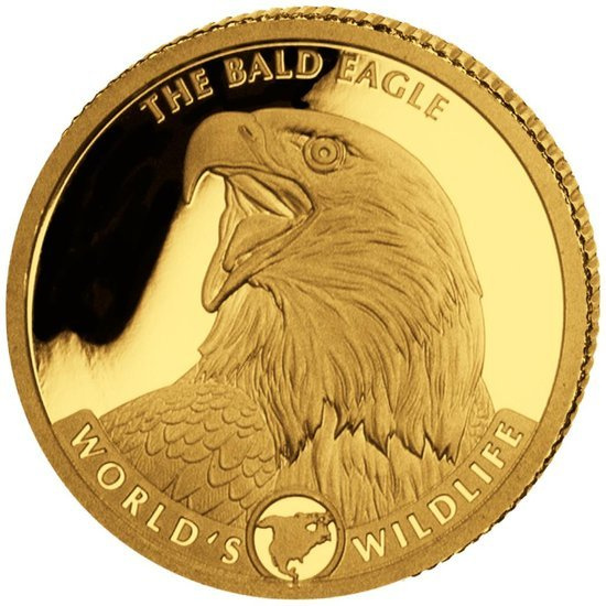Americký orel bělohlavý (The Bald Eagle) 0,5 gramu zlata 2021