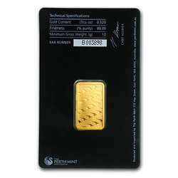 The Perth Mint: Sztabka Złota 10 g