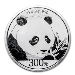 Panda chinois 1000 grammes d'argent 2018 PROOF