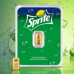 Pamp aranyrúd: Sprite 65th Anniversary 1 gramm Arany 2026 Prooflike