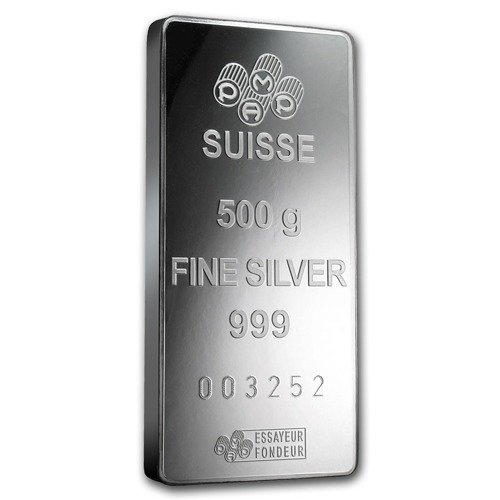 500 gram Bar Silver Pamp Fortuna