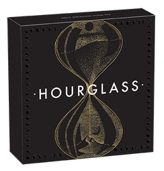 Tuvalu: Hourglass 2 unce stříbra 2021 Antiqued Coin