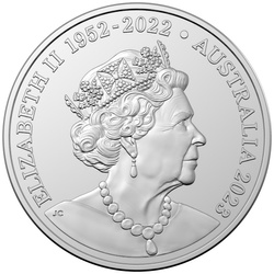 RAM : Kangur 30. rocznica serii - Mob of Thirty 1 uncja Srebra 2023 Frosted Coin "C" Mintmark