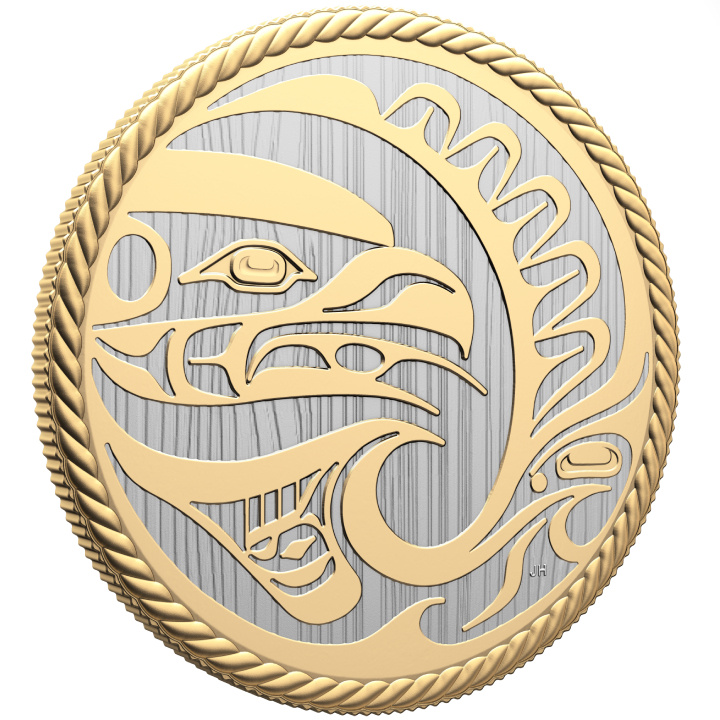 Canada: The Hunter $30 Silver 2024 Gilded Reverse Proof Coin