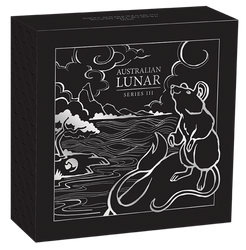 Lunar III : Année du rat 1 once d'argent 2020 Proof