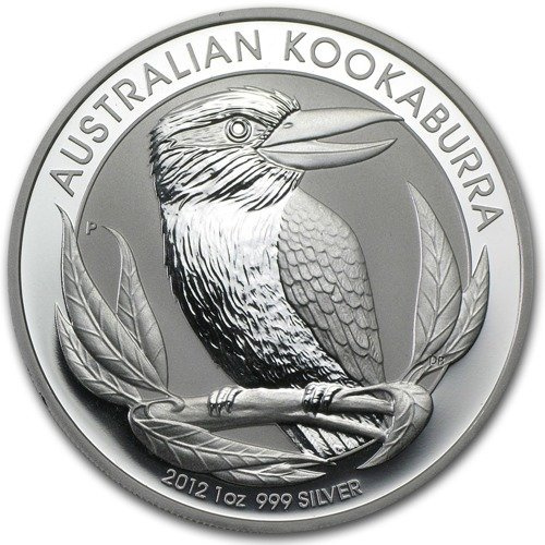 Kookaburra 1 uncja Srebra 2012