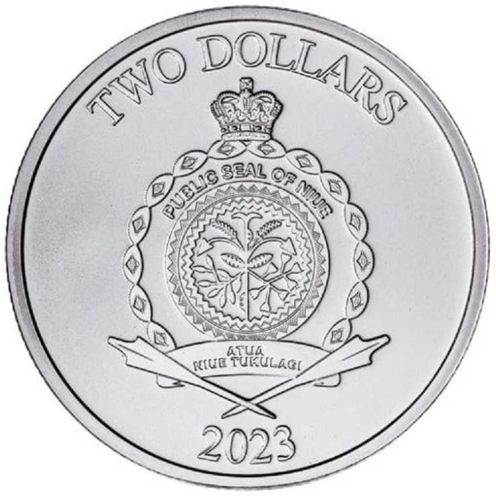 Niue: Ram of Calvary 1 uncja Srebra 2023