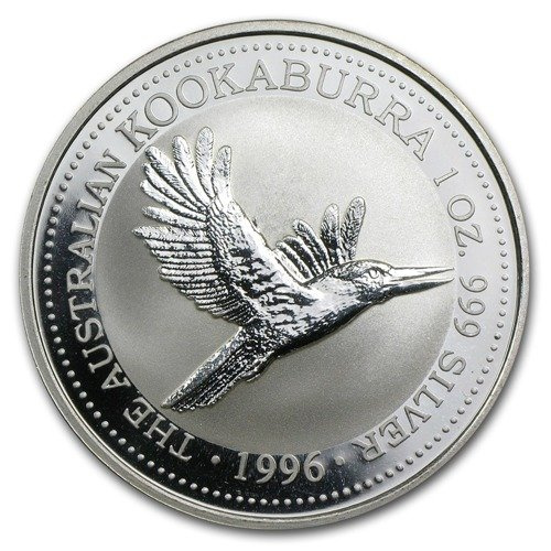 Kookaburra 1 uncja Srebra 1996