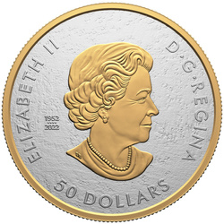 Kanadyjski Liść Klonowy - 35. rocznica 5 uncji Srebra 2023 Matte Proof