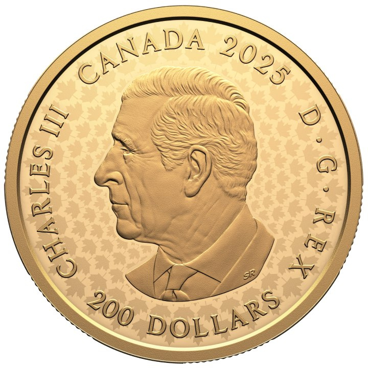 Canada: Great Hunters – Grey Wolf 200$ Gold 2025 Proof Ultra High Relief