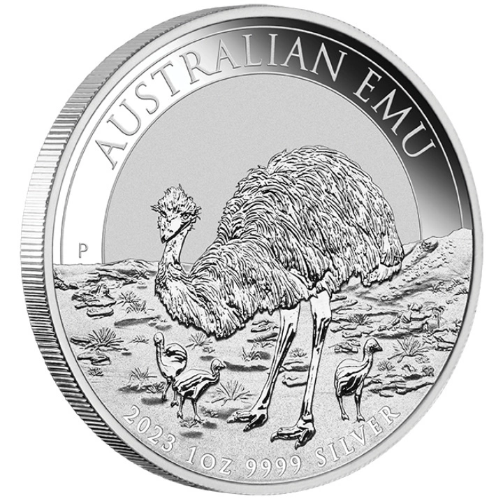 Emu australiano 1 oncia d'argento 2023 MS 70 NGC Primo giorno di emissione