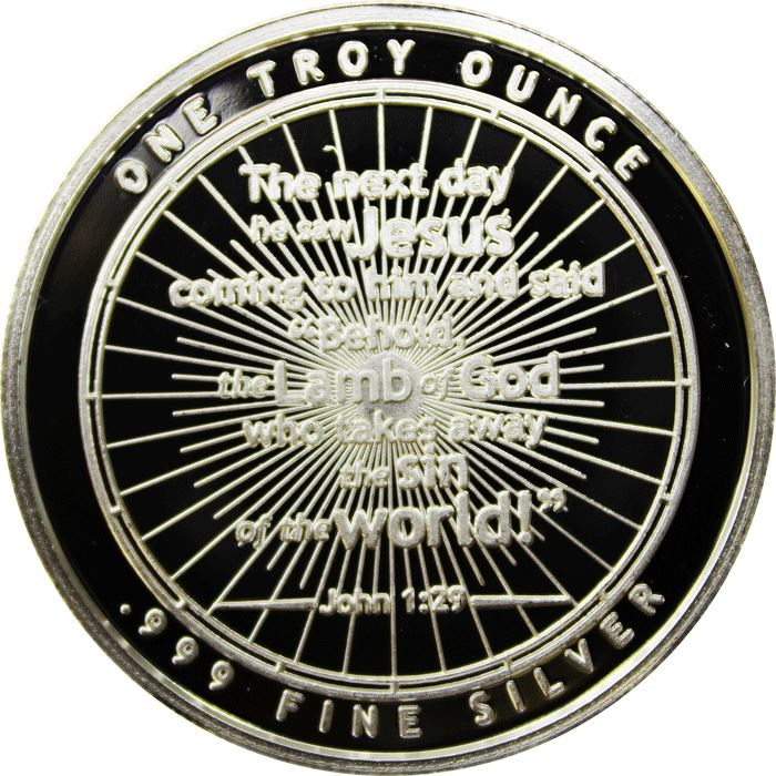 Cordero de Dios 1 oz Plata Redonda